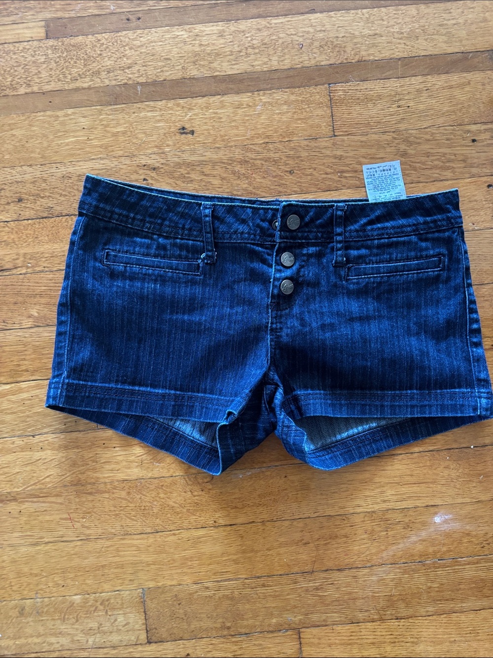💙Guess Dark Blue Women's low rise Denim Jean Shorts💙